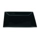 Plate Plain Black 27x27x2.5cm