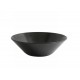 Stoneware Black Salad Bowl Ø24x8cm